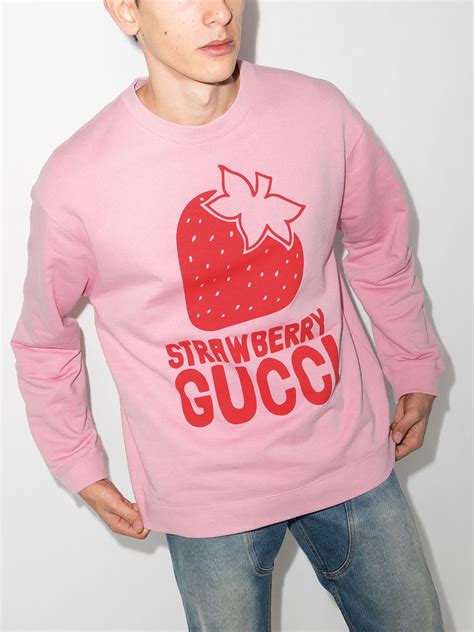 strawberry gucci sweatshirt